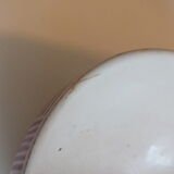 Vintage faceted bowl decorated with roses