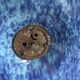 Odyv 1940 Art Deco Blue Fireplace Trim