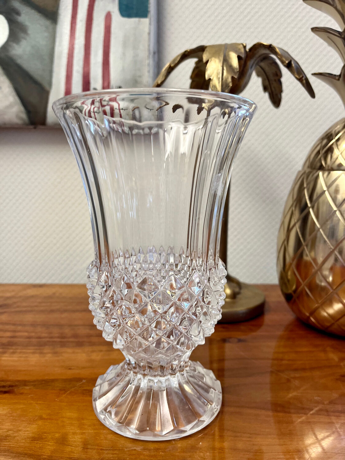 Vase en cristal médicis