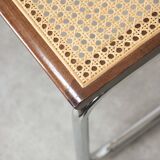 Pair of vintage Cesca B32 brown chairs by Marcel Breuer