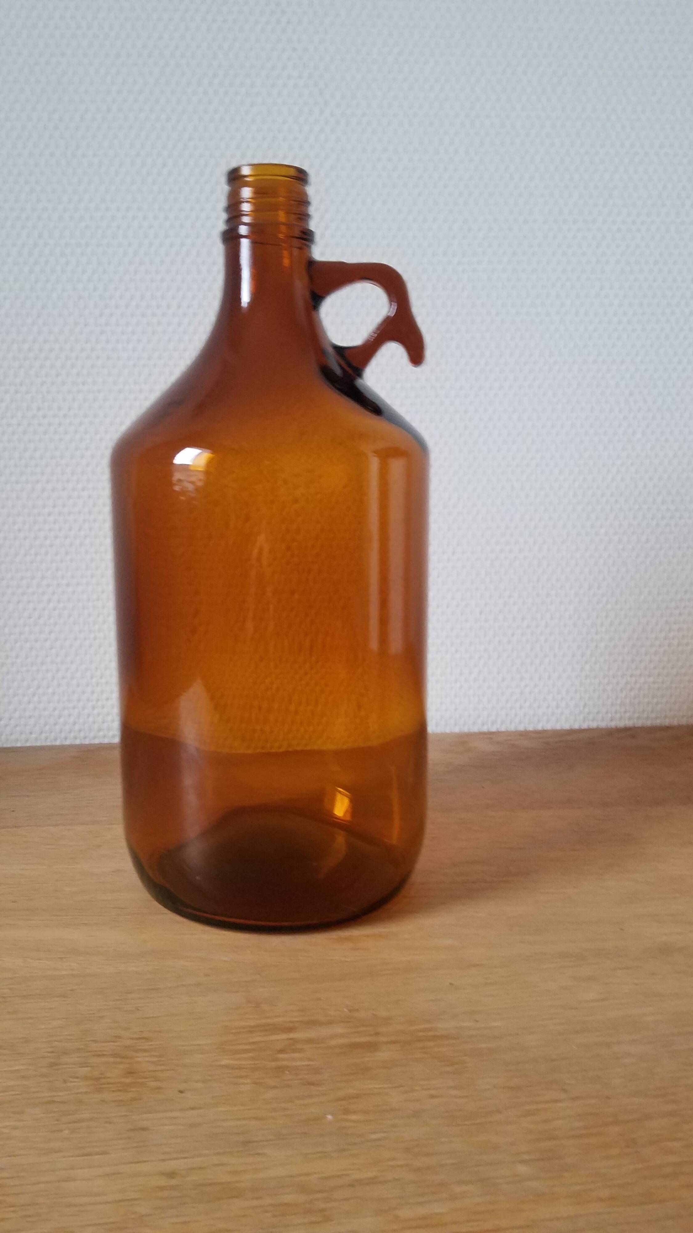 Vintage amber carboy