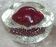 Murano Archimedes Seguso bubble glass ashtray