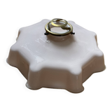 Vintage opaline pink glass lampshade from Czechoslovakia 250912