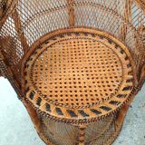 Armchair Emmanuelle rattan Kok House 1970