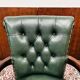English Chesterfield Office Chair Desk chair green