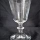 Laura Ashley Home - 6 red wine glasses in half crystal engraved