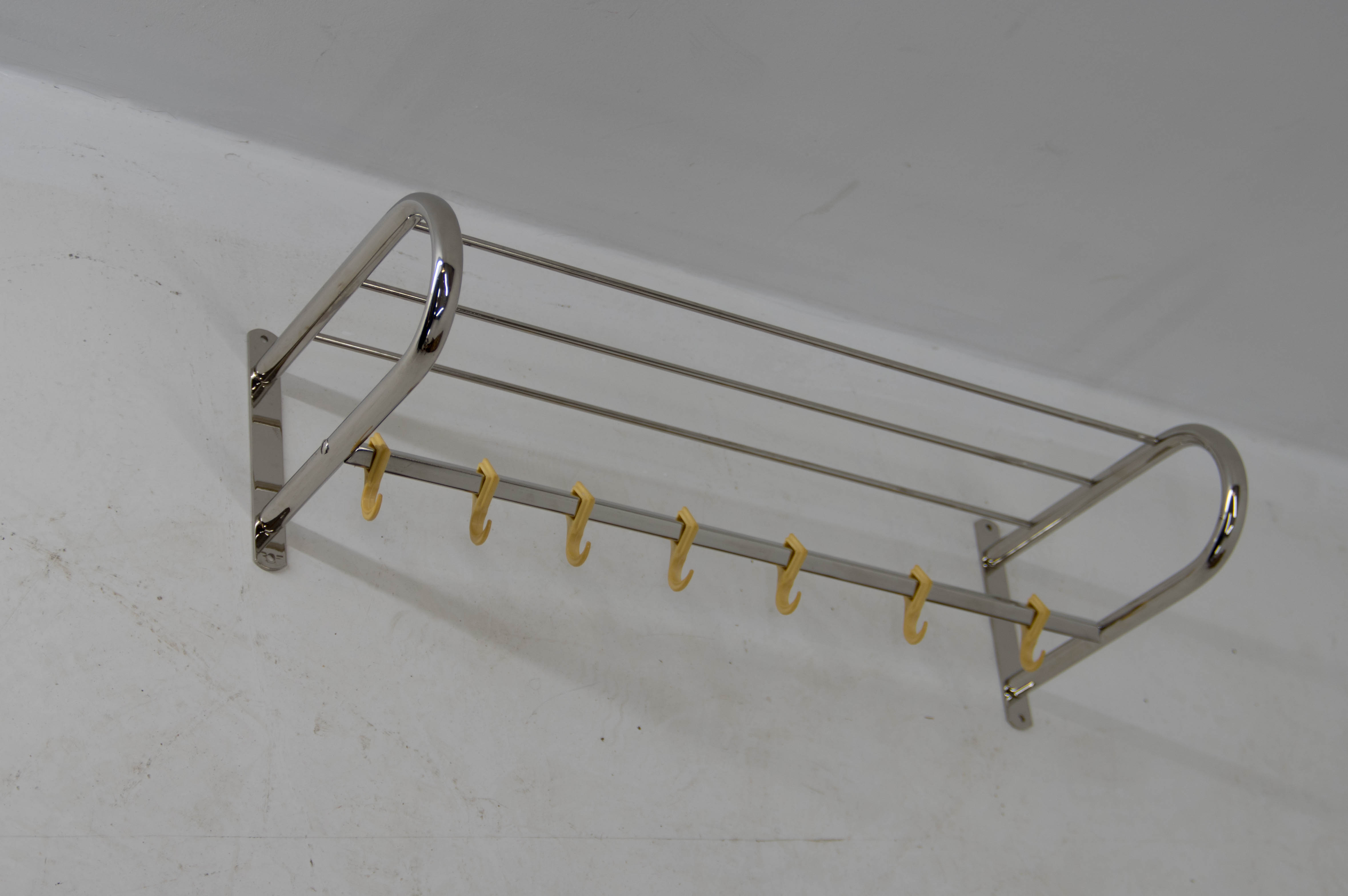 Bauhaus deco wall coat hanger, 1920s