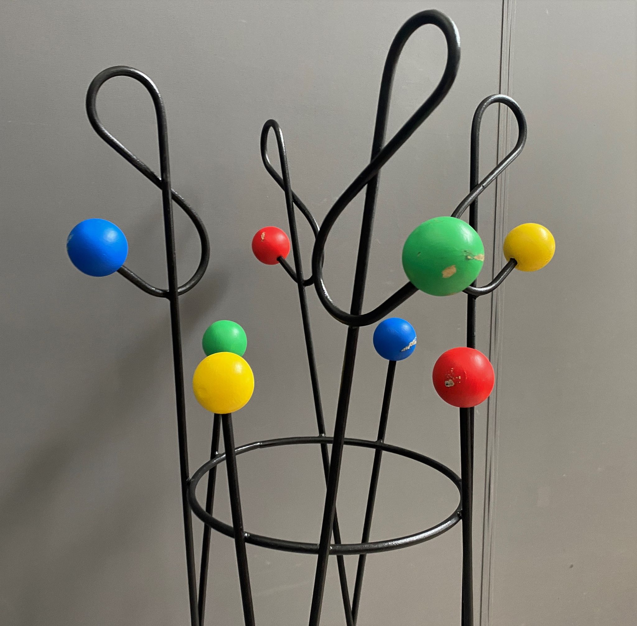 Mid century coat rack, 1950s