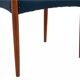 Fauteuil bleu, design danois, années 1960.