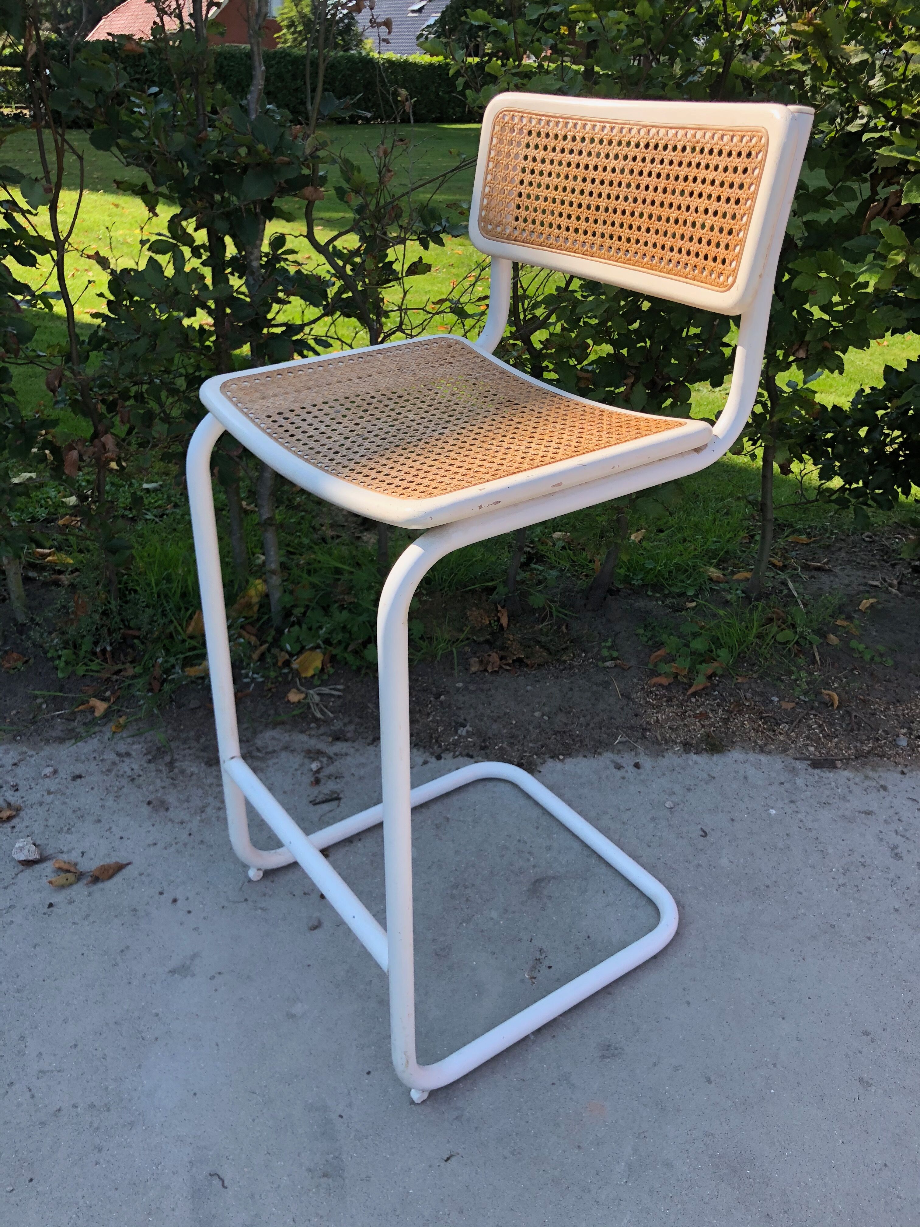 Vintage bar "Cesca" bar stool Marcel Breuer