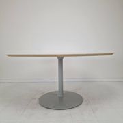 Large Oval Dining Table in Oak by Pierre Paulin for Artifort, 2018