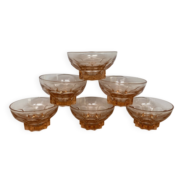 Set de 6 coupes luminarc étoile rose