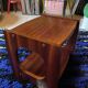 Set of three nesting coffee tables, 1970, dark wood