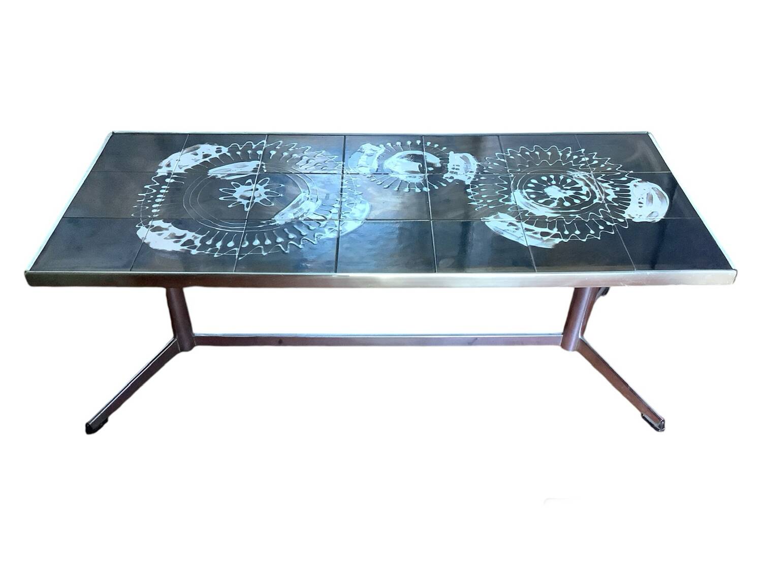 Vintage ceramic coffee table from the 1970s