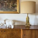 Luciano Frigerio, Hollywood Regency mod. Tartaro table lamp base, Italy 197