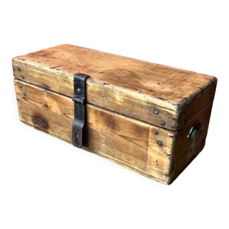 Raw wood toolbox