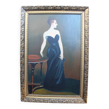 Portrait d'une femme du début du XXe siècle.
