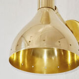 Applique murale italienne laiton années 50