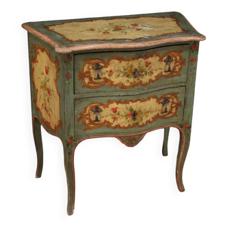 Small lacquered Venetian commode from the 20th century