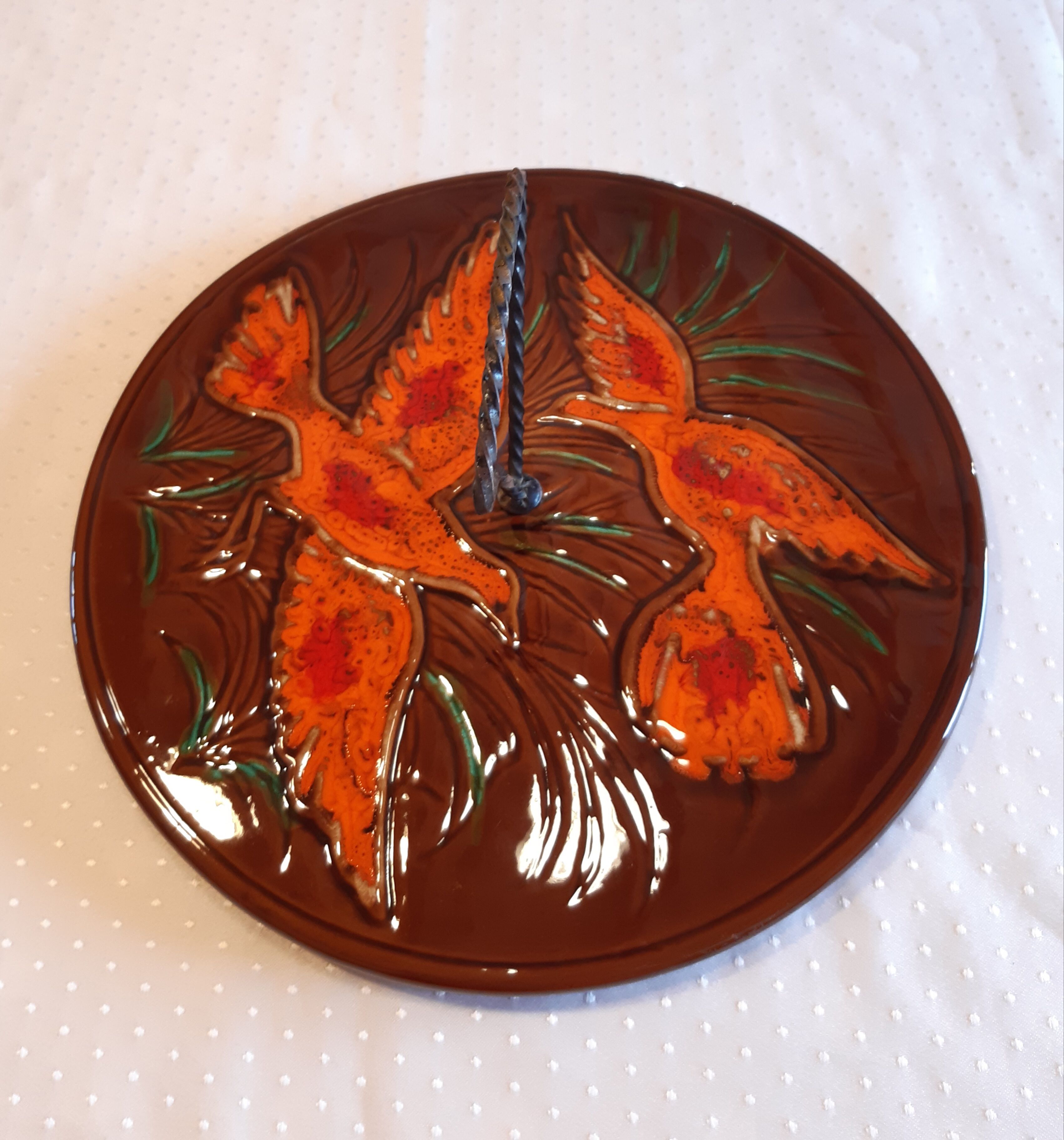 Vallauris bird cheese tray