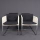 Chaises cantilever blanches Tecta D43, années 1980, lot de 4