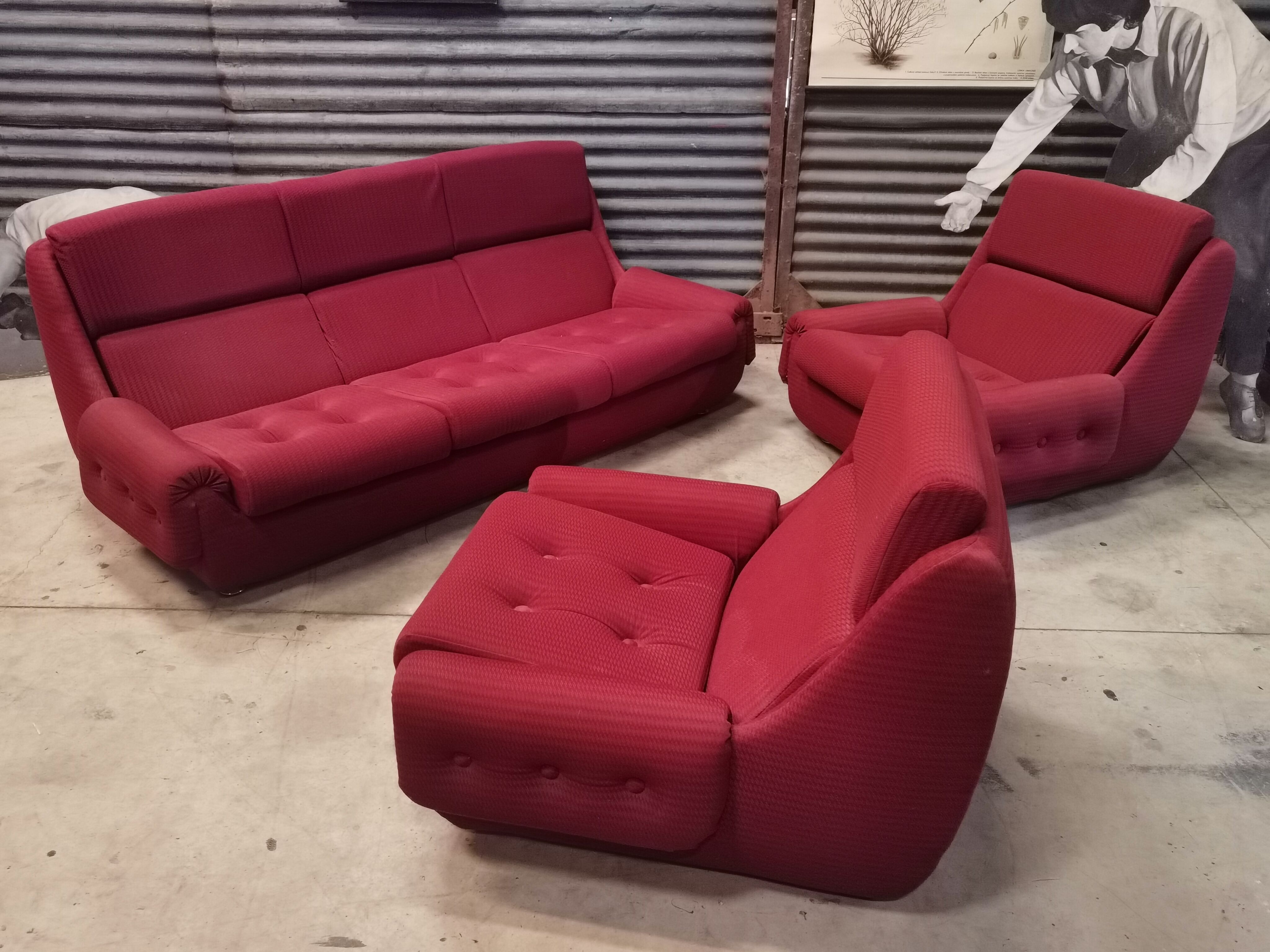 Full lounge space age Atlantis bordeaux