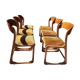 Chaises traineau Baumann