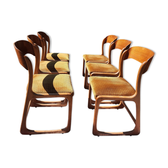 Chaises traineau Baumann