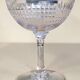6 crystal champagne coupes Baccarat / Nancy
