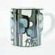 Ceramic mug, Danish design, 1975, designer: Bodil Buch, manufacturer: Royal