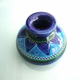 Small vase Aldo Londi Bitossi Rimini blu
