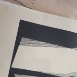 Contemporary Abstract Print Signed L.J. Griner 73 - #CAMR