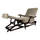 English reclining library chair (circa 1860)