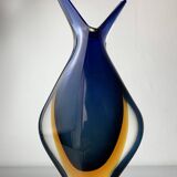 Fish Vase by Flavio Poli, Murano Glass, 1970