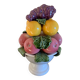 Slurry ceramic fruit cup