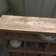 Vintage pitch pine furniture, 30 lockers, 1 niche.
