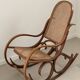 Thonet rocking chair – Bentwood & caning – Vintage – Condition