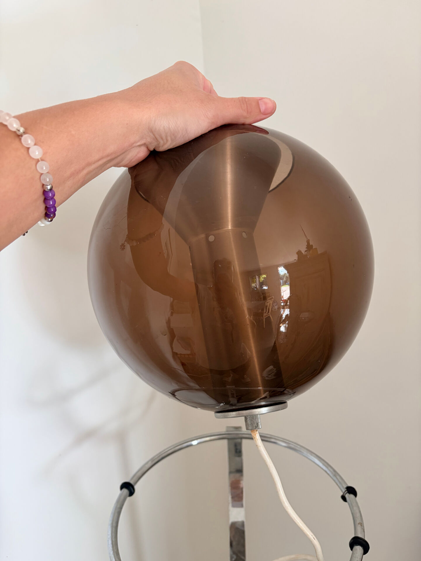 Lampadaire vintage Raak globe 2000