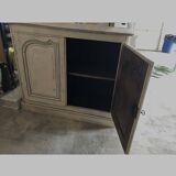 Buffet XVIII e siècle en bois peint blanc cassé