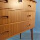 Norwegian Commodity 3 drawers in Teck, Vintage Scandinavian 1960s