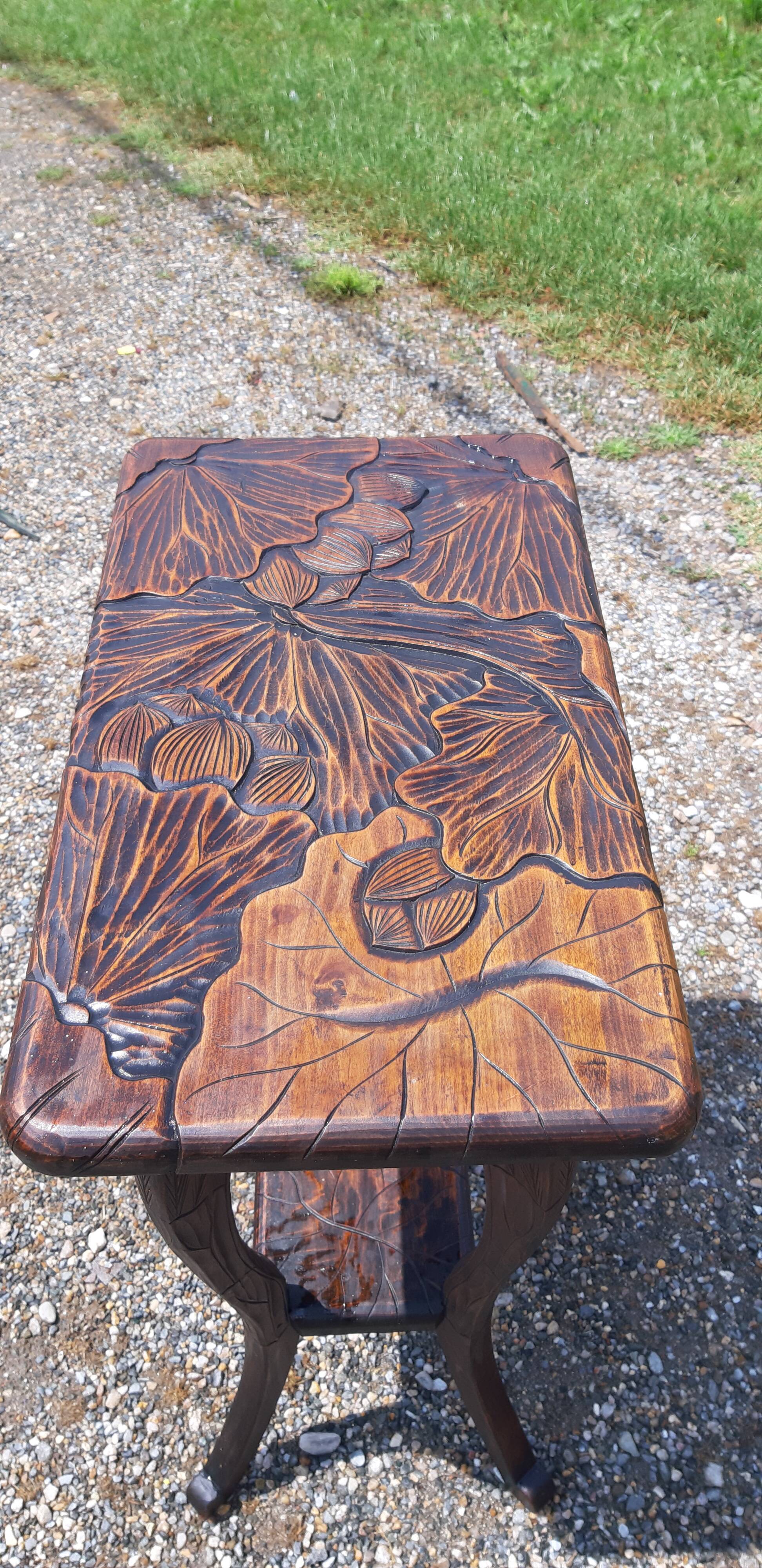Art Nouveau Wood Tablet