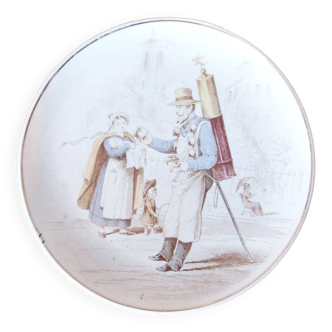 Terre de Fer talking plate Creil et Montereau N°4 merchant series