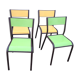 Color school chairs