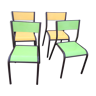 Color school chairs
