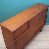 Buffet haut en teck, design danois, années 1960