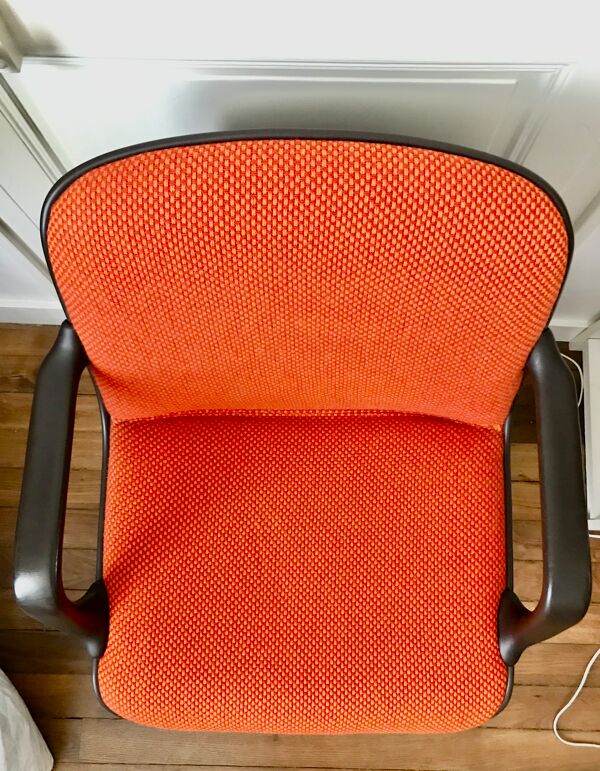 Fauteuils de bureau vintage orange pour Comforto 1980