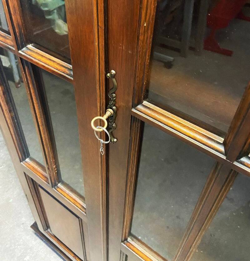 Old Living Room Library Display Case Called "Gendarme's Hat"