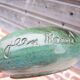 Vintage green ceramic ashtray by Jean Marais