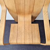 Strip chair with armrests by Gijs Bakker for Castelijn, The Netherlands 1970's