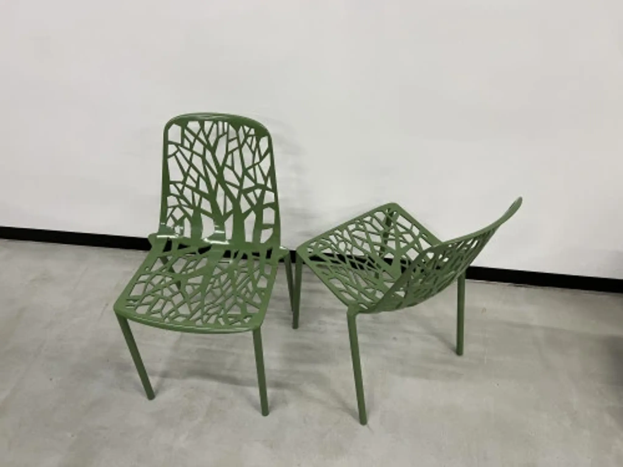Duo de chaises Fast Forest, vert forêt